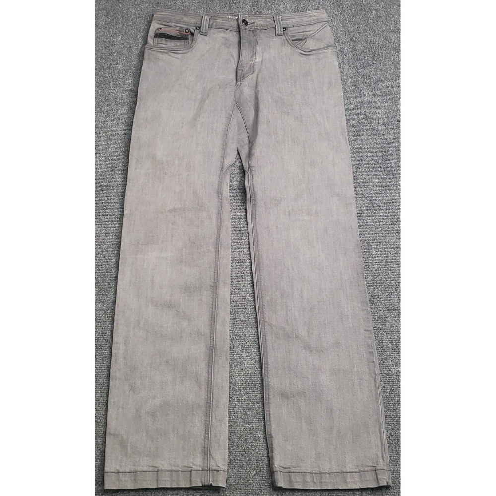 Prana Jeans Breathe Gray Mens Size 31x34 Stretch